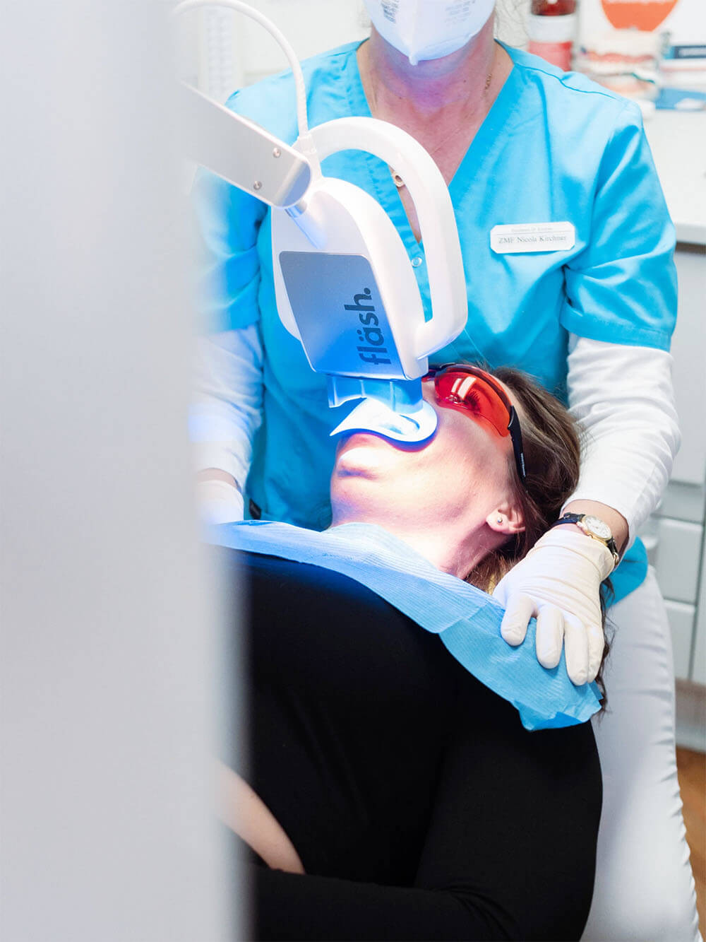 Fläsh Bleaching im Einsatz